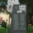 Pomnik Legionowskich ofiar zbrodni Katynskiej (2) przy kosciele pw Matki Bozej Fatimskiej w Legionowie