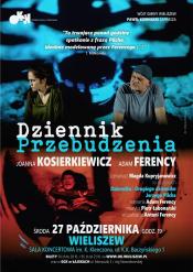 Ferency jako Pilch w Sali Klenczona - spektakl Dziennik Przebudzenia w środę 27 października w Wieliszewie