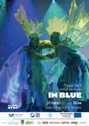 Spektakl „In Blue” - 31 lipca 2022 - plaża 600-lecia w Wieliszewie