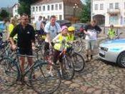 Policjanci na rowerach